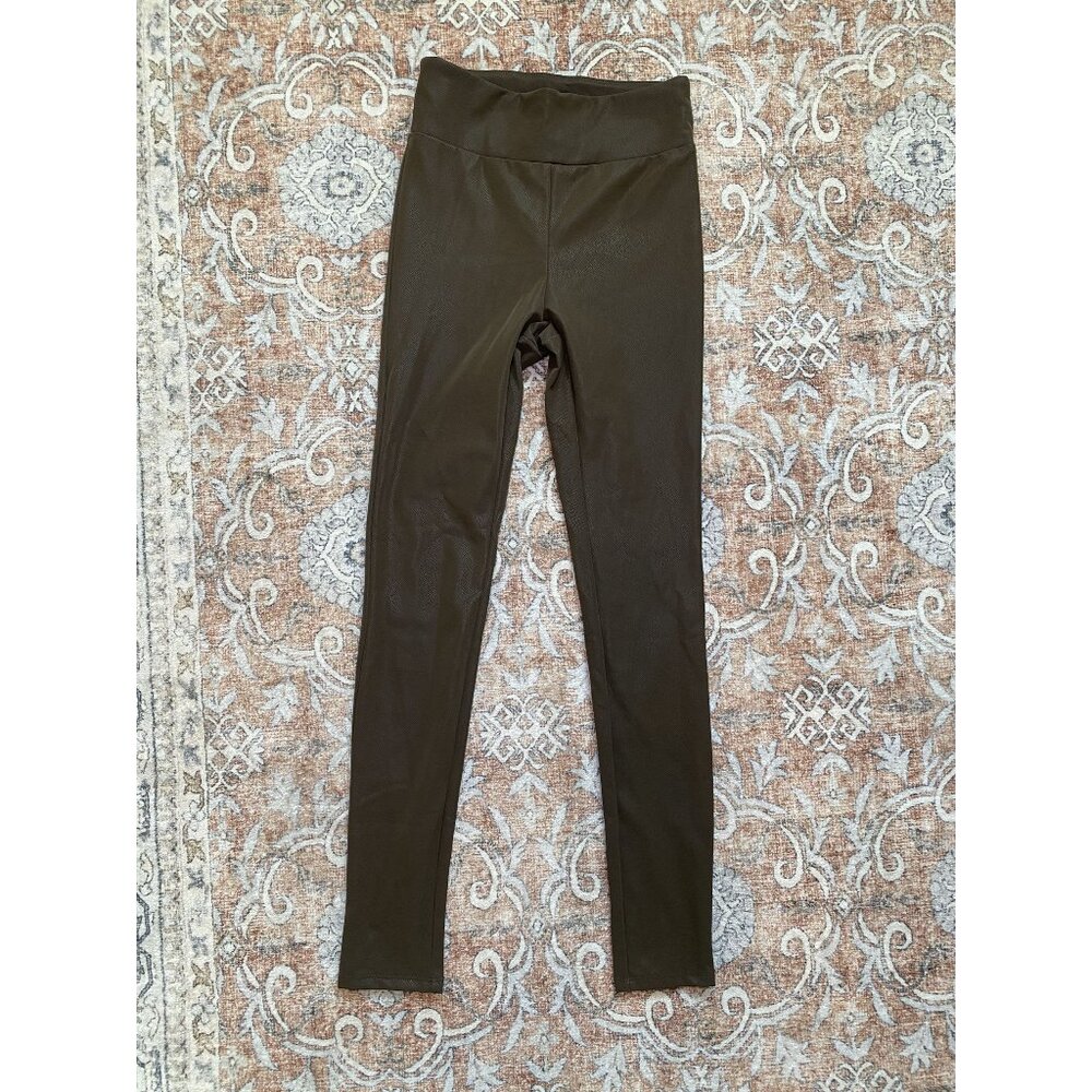G by Giuliana Shiny Leggings Size XXS Faux Leather Look